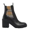 Burberry Stride Chelsea Boots In Black