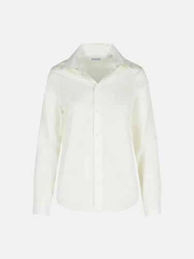 Burberry 'string' White Cotton Shirt