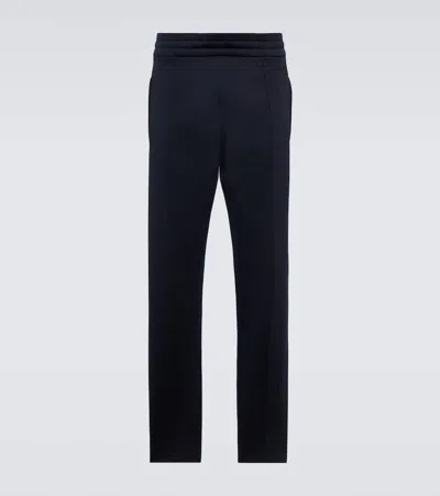 Burberry Stripe Sweatpants In Smoked Navy