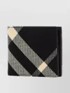 BURBERRY STRIPED CANVAS WALLET TEXTURED FINISH