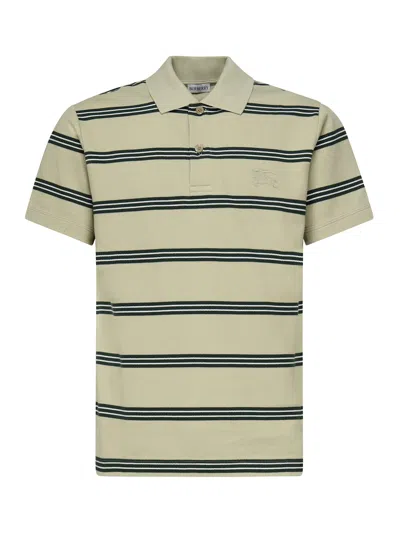 Burberry Striped Cotton Polo