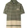 Burberry Striped Cotton Polo Shirt