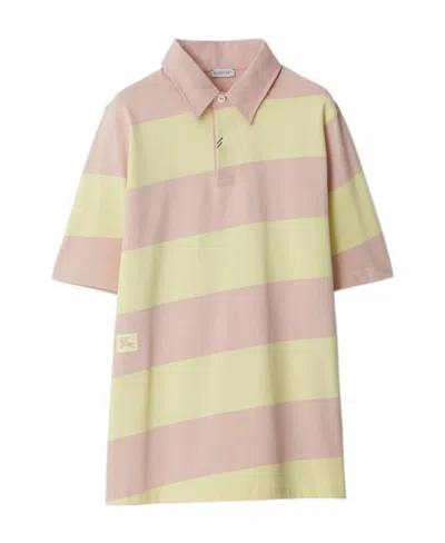BURBERRY BURBERRY STRIPED SHORT SLEEVED POLO SHIRT