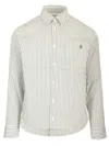 Burberry Shirt Striped Pattern Collar Button-down