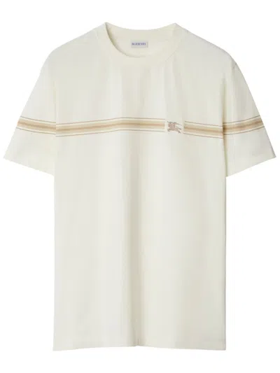Burberry Striped Cotton T-shirt