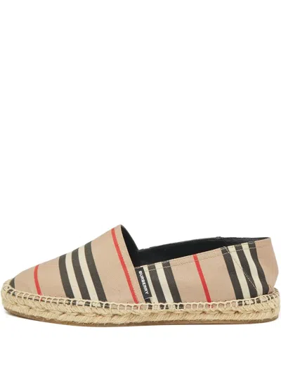 Pre-owned Burberry Striped Espadrilles