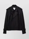 Burberry White Striped T-shirt With Logo Embroidery In Black