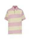 BURBERRY STRIPED POLO SHIRT