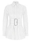 Burberry Striped Shirt With Belt