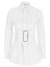 Burberry Striped Shirt With Belt