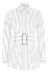 Burberry Striped Shirt With Belt