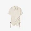 Burberry Silk Stripe Shirt In Clam
