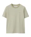 Burberry Striped T-shirt In Green