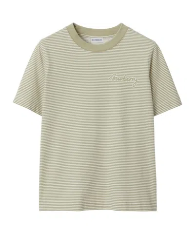 BURBERRY STRIPED T-SHIRT