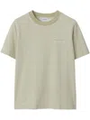 Burberry Striped T-shirt In Neutrals