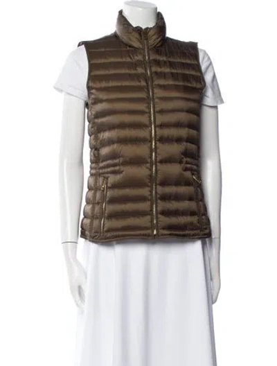 Pre-owned Burberry Striped Vest In Brown