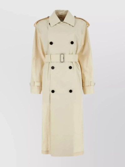 BURBERRY STRUCTURED BELTED TRENCH COAT