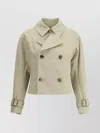 Burberry Structured Buckle Cuffs Trench Coat