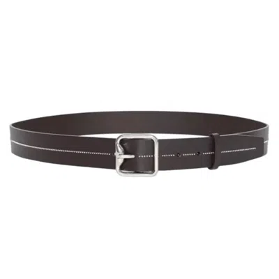 Burberry Studded 35 Leather Belt In Black