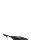 Burberry Rivet Leather Bird High-heeled Sandals In Shale