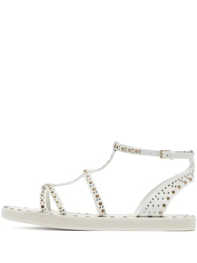 Pre-owned Burberry Studded Leather Sandals