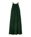 Burberry Studded Satin Dress In Black