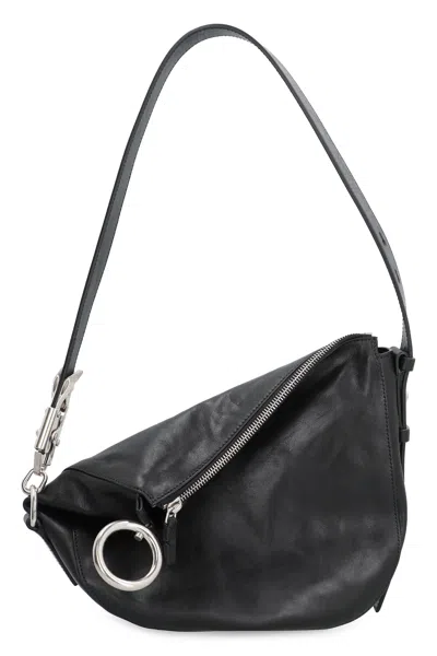 Burberry Stylish Black Leather Shoulder Handbag For Women