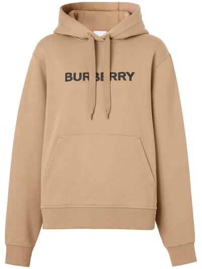 Burberry Stylish Camel Hoodie For Women In Brown