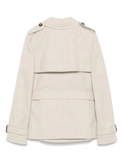 Burberry Stylish Jacket With Durable Blend In Neutral
