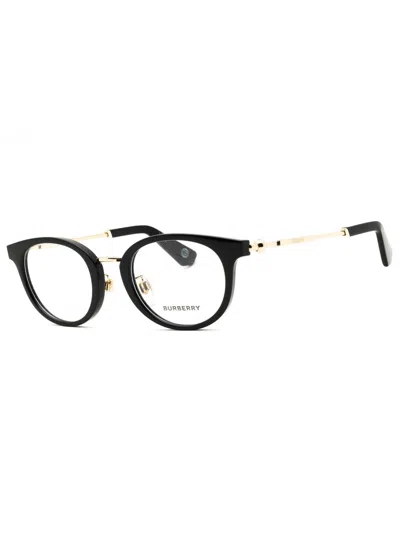 Burberry Stylish Round Eyeglasses For Women In Black