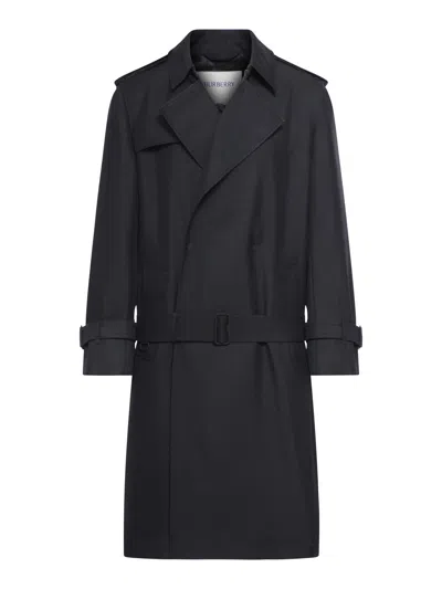 Burberry Men's Trench Coat In Black