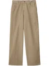 Burberry Men's Washed Twill Trousers