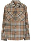 Burberry Relaxed Check-patch Sweatshirt In Multi