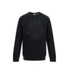 Burberry Chequered Crest Cotton Sweatshirt