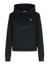 Burberry Harriet Black Cotton Sweatshirt In Black