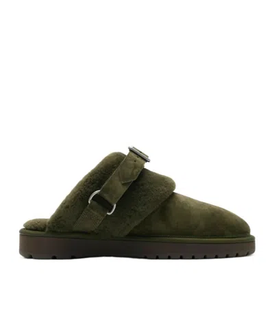 BURBERRY BURBERRY CHUBBY SLIP-ON LOW SLIPPERS