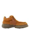 Burberry Suede Wallabee Shoes With Rubber Sole In Brown