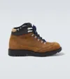 Burberry Moor Suede Lace-up Hiking Boots In Brown