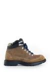 Burberry Suede Moor Hiking Boots In Brown