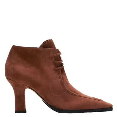 BURBERRY BURBERRY SUEDE STORM LACE-UP ANKLE BOOTS