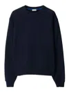 Burberry Suéter Con Escote Barco - Azul In Blue
