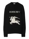 Burberry Ekd Wool Cashmere Sweater In Black