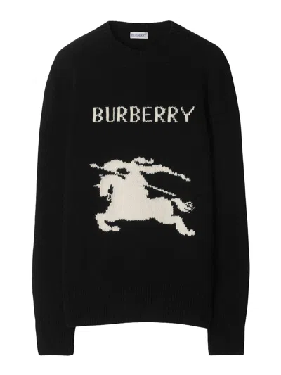 Burberry Women Ekd Knit Crewneck In Black