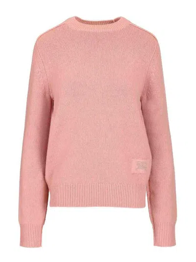 Burberry Cashmere Sweater In Pink