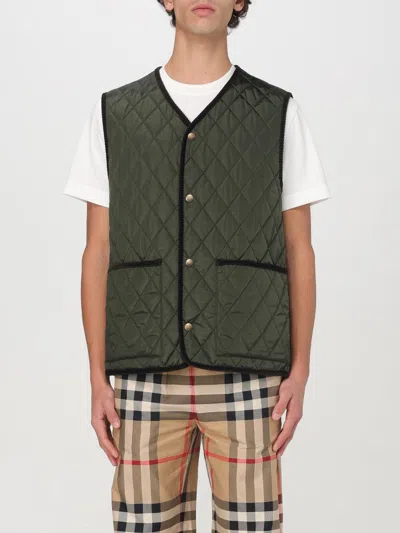 BURBERRY SUIT VEST BURBERRY MEN COLOR OLIVE,G43368048