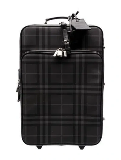 Pre-owned Burberry Suitcase In Black