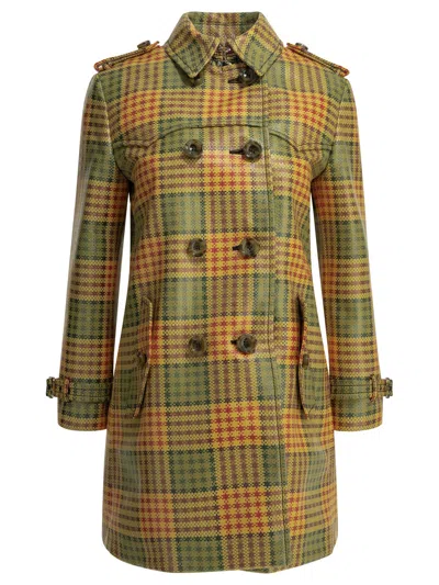 BURBERRY BURBERRY "SUMMERSIDE CHECK" TRENCH COAT