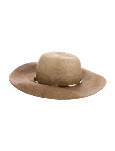 Pre-owned Burberry Sun Hat In Neutral