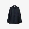 Burberry Sunflower Silk Pyjama Shirt In Black
