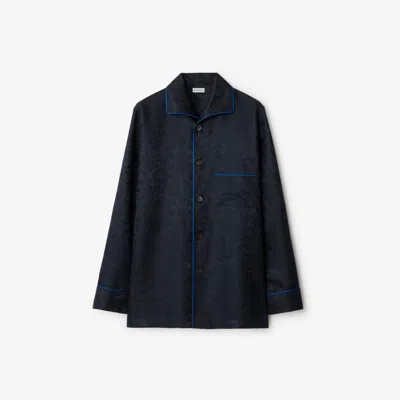 BURBERRY BURBERRY SUNFLOWER SILK PYJAMA SHIRT